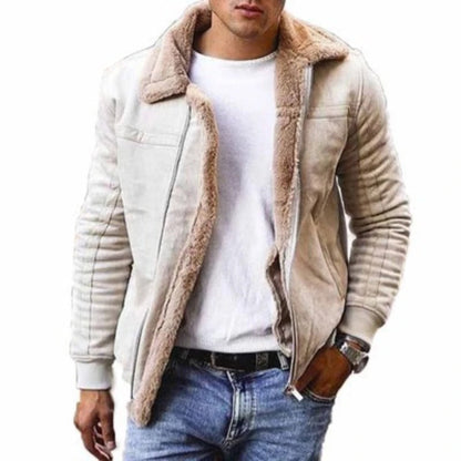 Veste Décontractée Homme Col Sherpa - Image 4