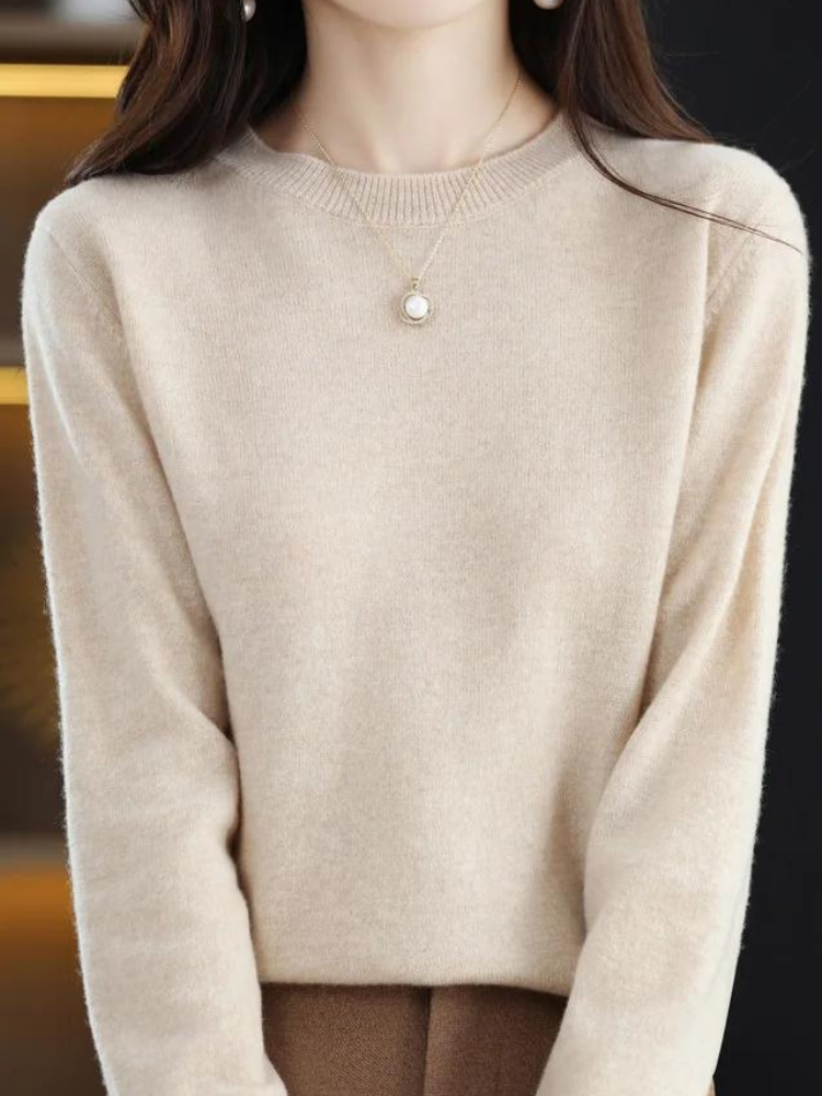 Pull ajusté en tricot pour femme - Image 1