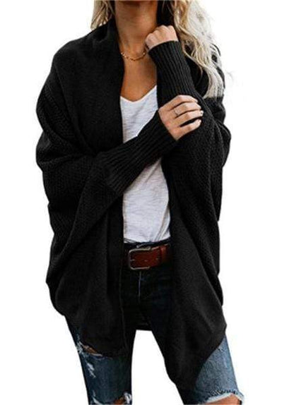 Gilet Femme Oversize Ouvert sur le Devant - Image 6