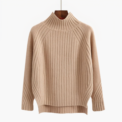 Pull Femme Côtelé Coupe Décontractée - Image 4