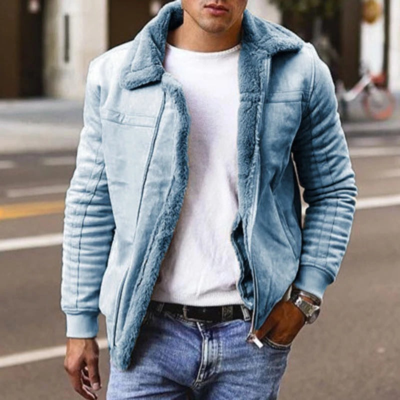 Veste Décontractée Homme Col Sherpa - Image 2