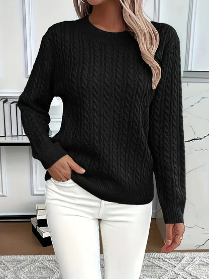 Pull Femme Tricot Câble - Image 4