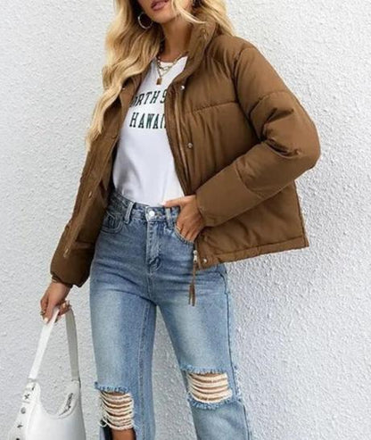 Veste matelassée boutonnée pour femme - Image 6
