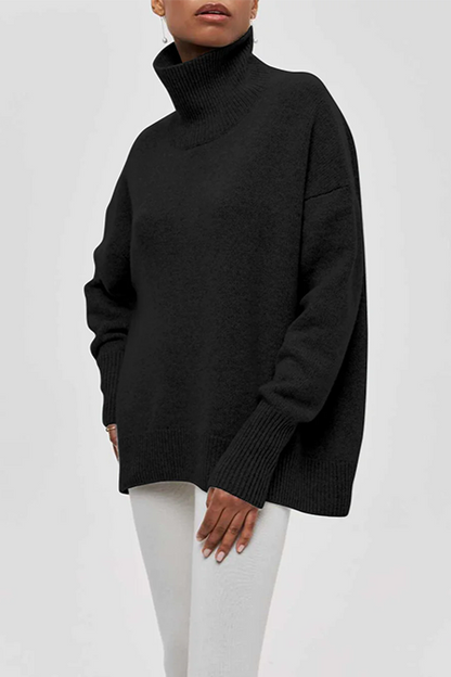 Pull ample à col roulé pour femme - Image 8