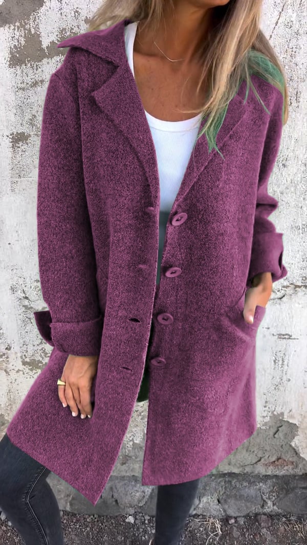 Manteau Boutonné Femme - Image 11