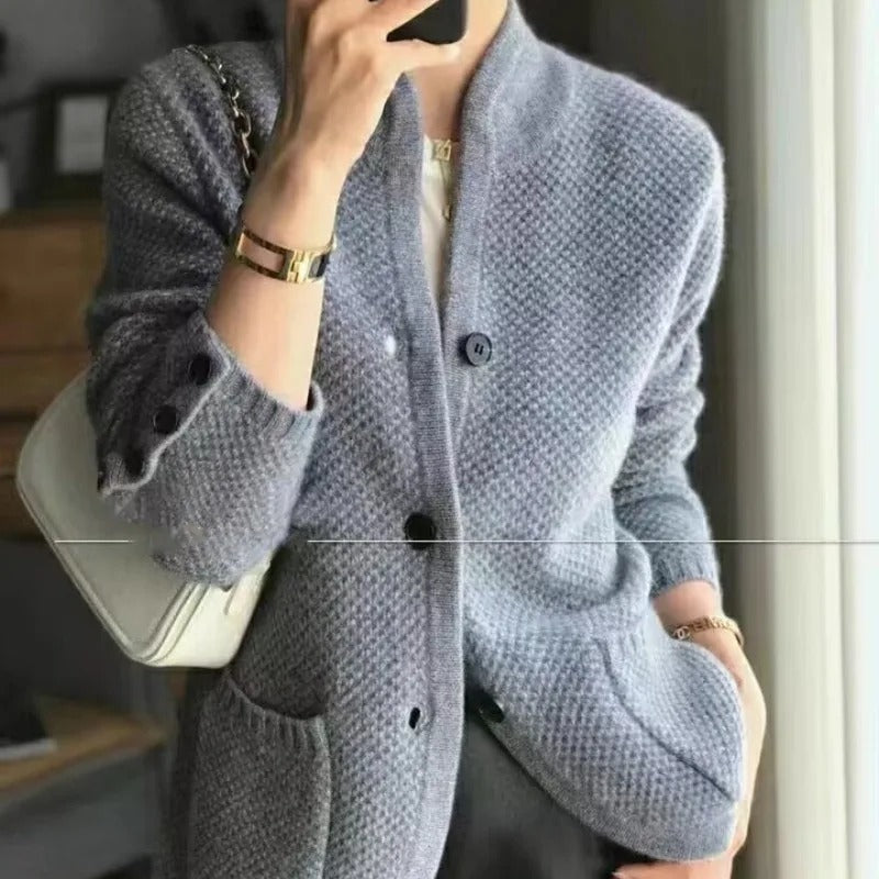 Veste Cardigan Boutonnée pour Femme - Image 3