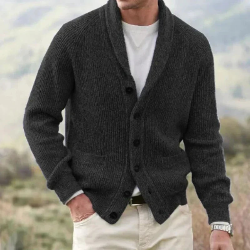 Cardigan Homme Col Châle - Image 2