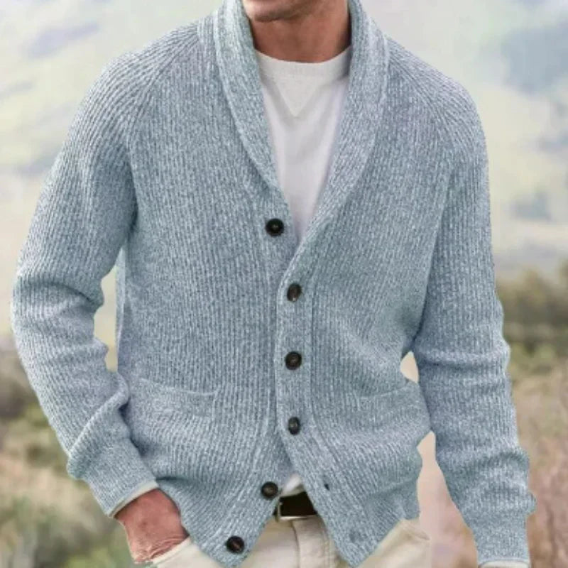 Cardigan Homme Col Châle - Image 3