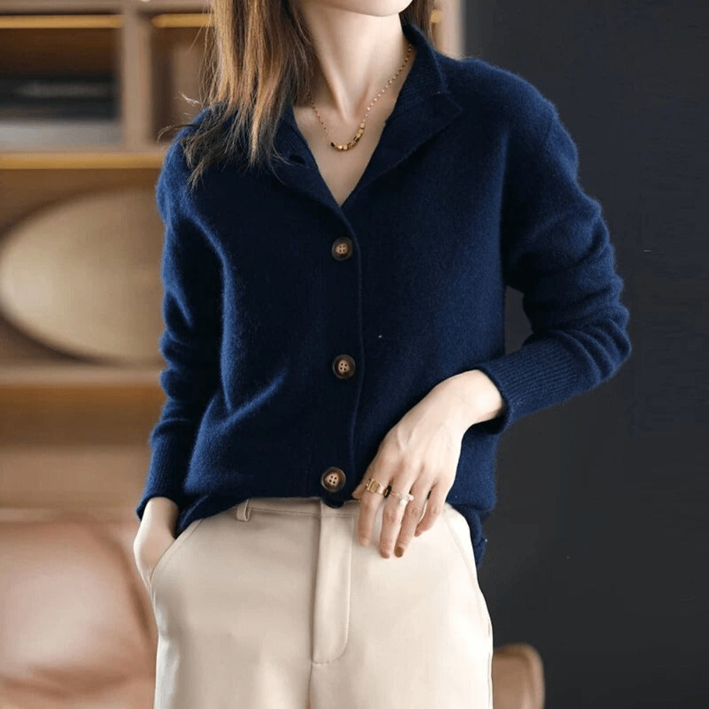 Pull en Tricot Boutonné pour Femme - Image 3