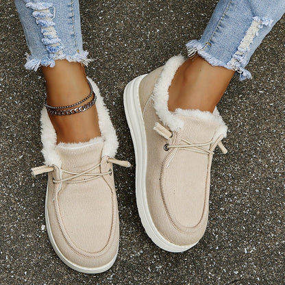 Mocassins Femme Doublés en Fausse Fourrure - Image 2