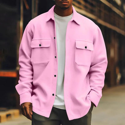Veste Chemise Boutonnée pour Homme - Image 3