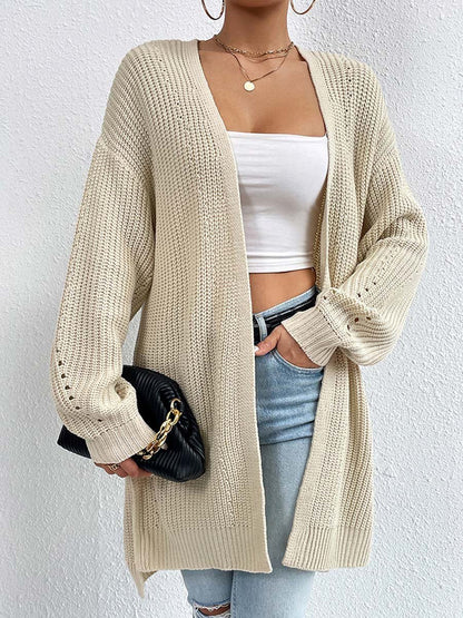 Cardigan Long en Tricot pour Femme - Image 1