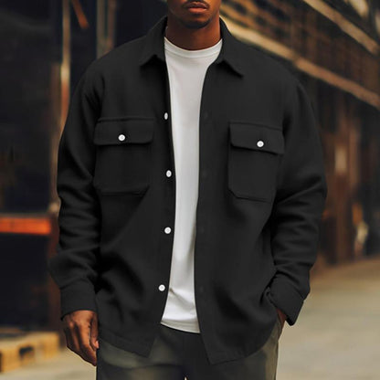 Veste Chemise Boutonnée pour Homme - Image 1