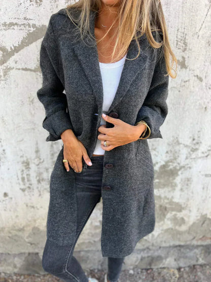 Manteau Boutonné Femme - Image 4