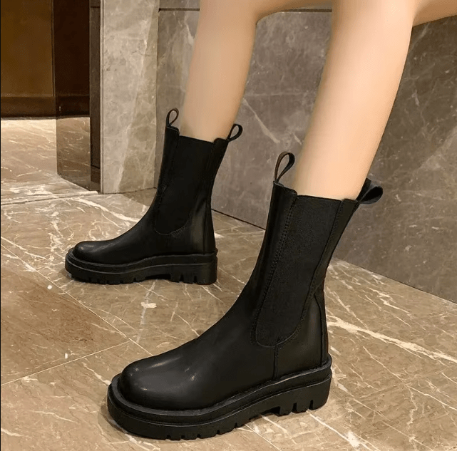 Bottines Chelsea à plateforme pour femmes - Image 1