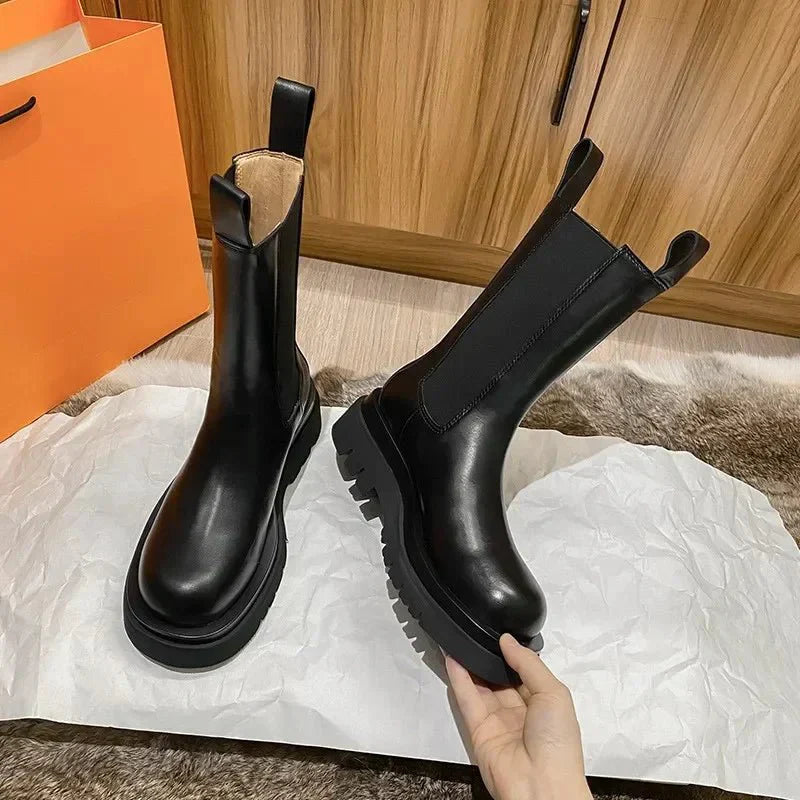 Bottines Chelsea à plateforme pour femmes - Image 5