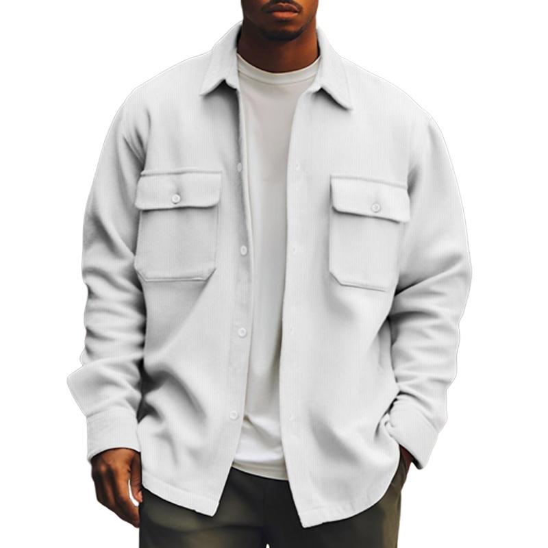 Veste Chemise Boutonnée pour Homme - Image 8