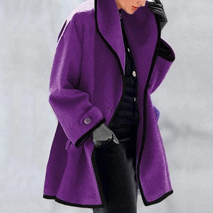 Manteau Femme Col Bateau - Image 4