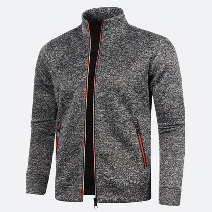 Veste Homme Entièrement Zippée Col Montant - Image 3