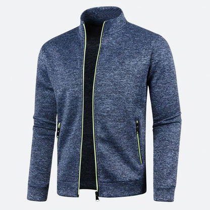 Veste Homme Entièrement Zippée Col Montant - Image 2