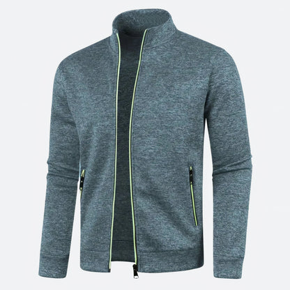 Veste Homme Entièrement Zippée Col Montant - Image 6