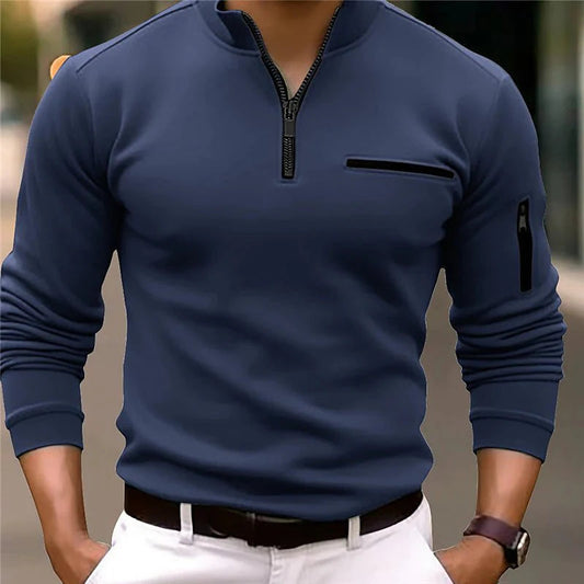 Pull à Col Zippé Homme - Image 1