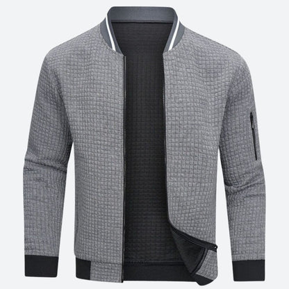 Blouson aviateur homme à fermeture éclair intégrale - Image 4