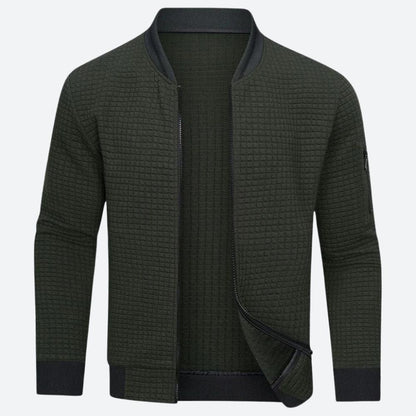 Blouson aviateur homme à fermeture éclair intégrale - Image 3