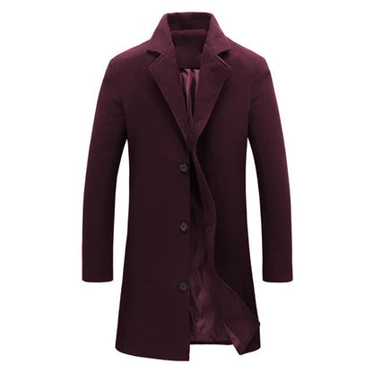 Manteau Long Slim-Fit Homme - Image 1
