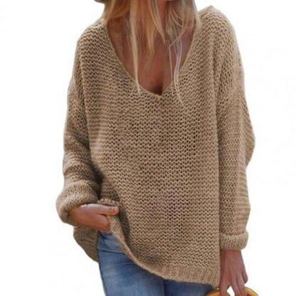 Pull ample en maille pour femme - Image 2